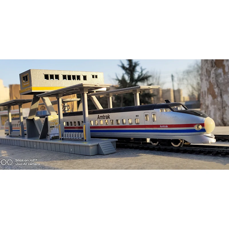 Ho Scale Bullet Train Model Set Diecast Ho Scale 1/87 Train Model