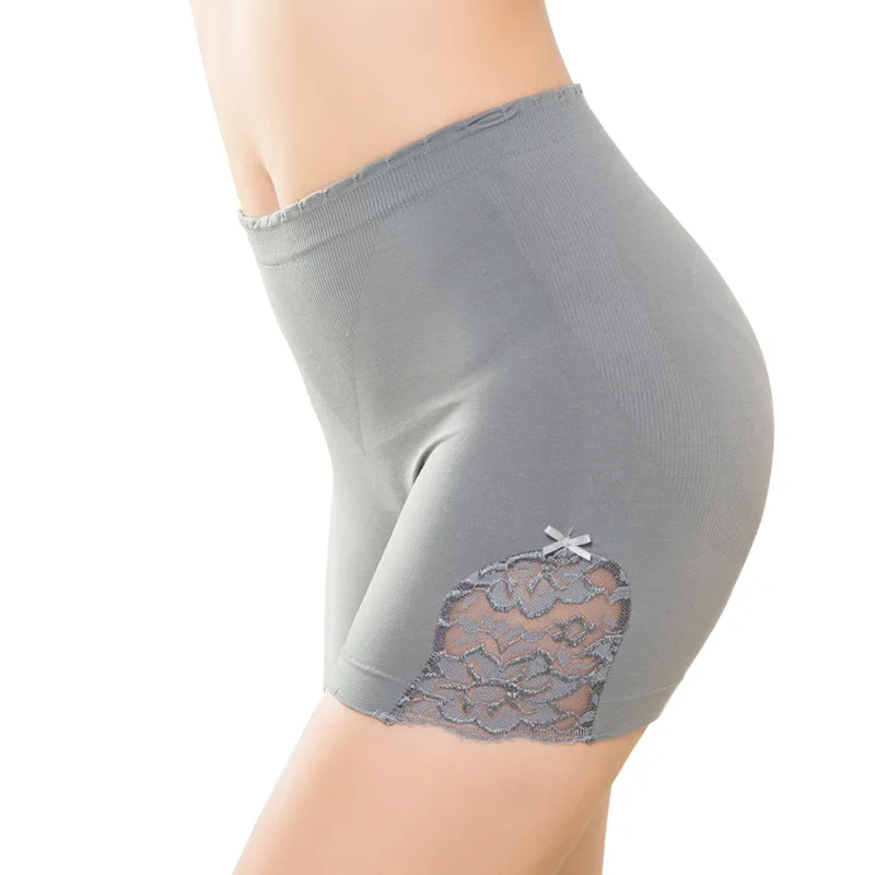 Women Summer Underpants Lace Safe Panties Thin Slim Fit Seamless Breathable Short Pants