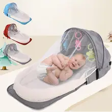 Lit Portable multifonction pour bébé, nid de couchage, lit de voyage pour nouveau né, berceau Portable pour sac à dos multifonction