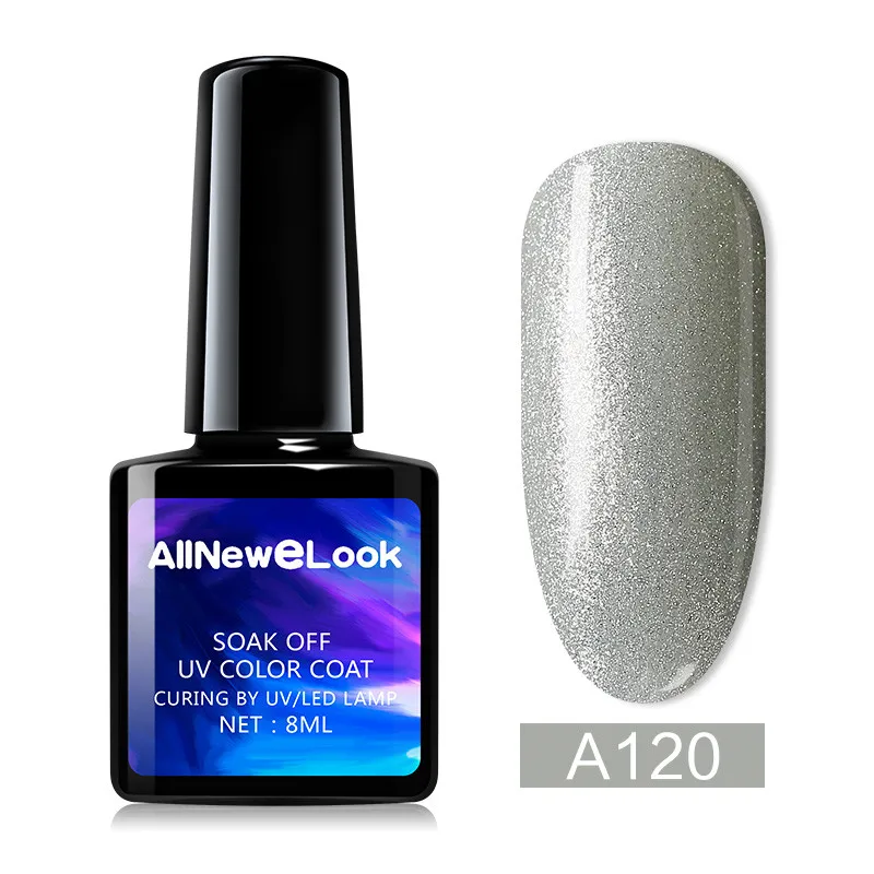 Allneweook гель УФ 8 мл полигель набор 120 цветов дешевый лак для ногтей отмачиваемый резиновый гель основа лак - Цвет: 120