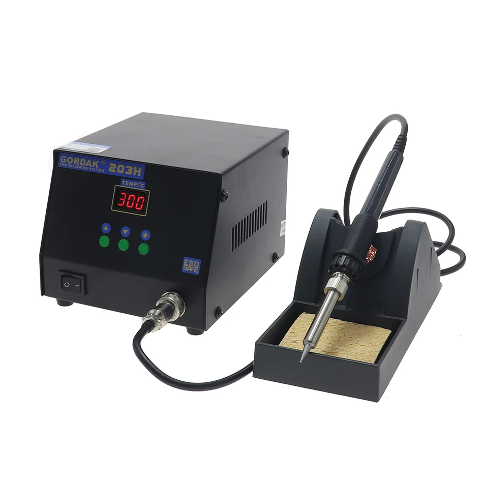 Новая паяльная станция GORDAK 203H 90W высокочастотная паяльная станция 220V 230V Бессвинцовая паяльная станция