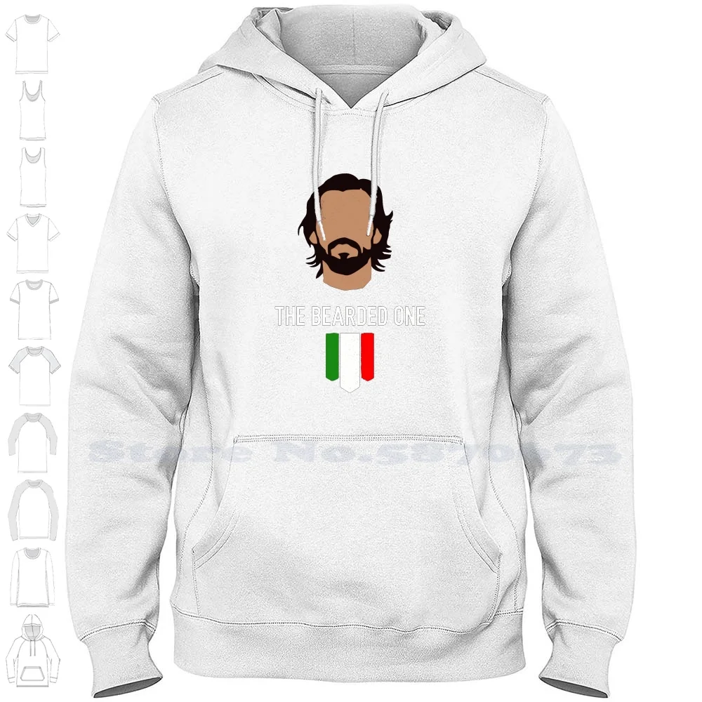 

The Bearded One-Pirlo Streetwear Sport Hoodie Sweatshirt Andrea Pirlo Andrea Pirlo Italia Italy Football Soccer Football