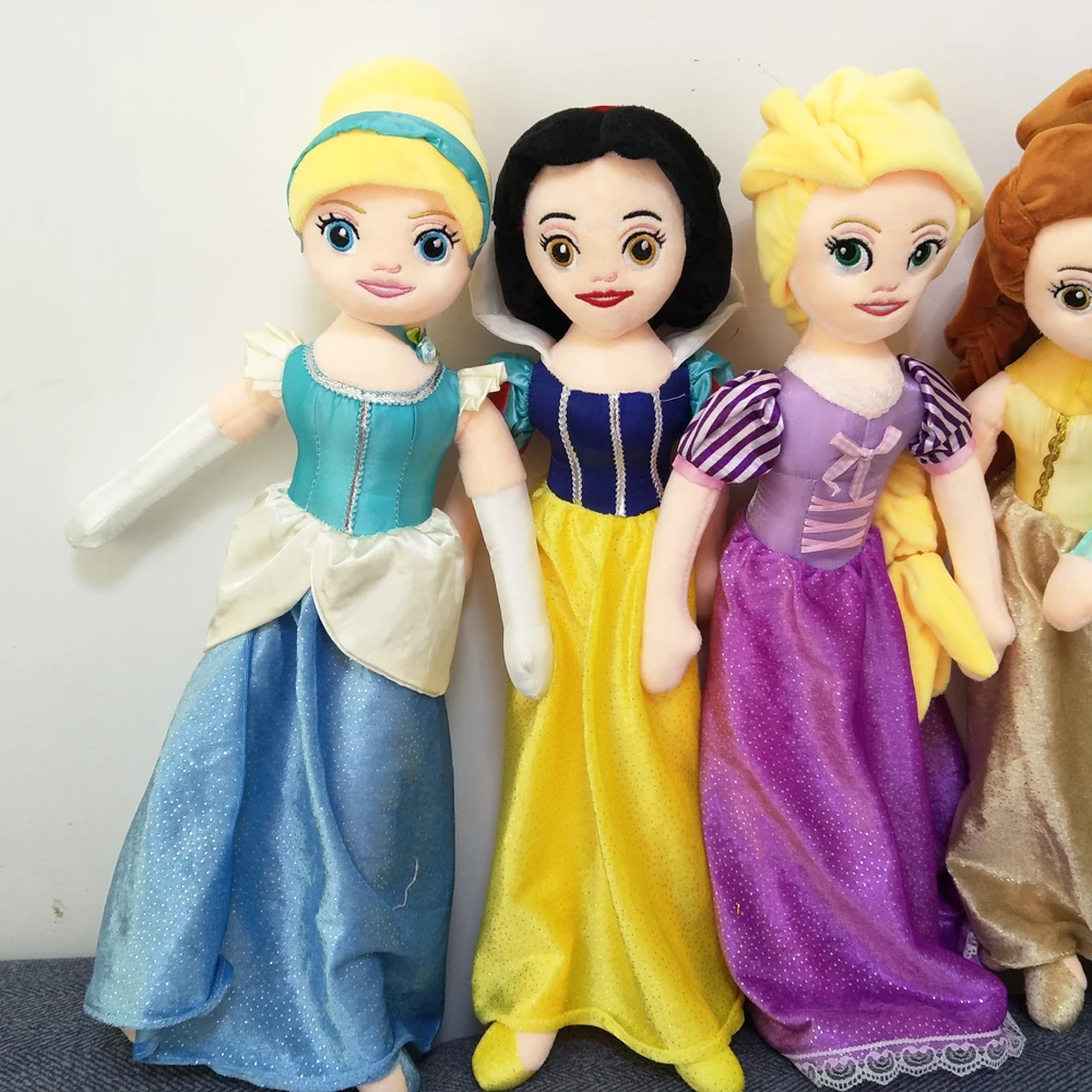 BOLAFYNIA Детская плюшевая мягкая игрушка семь принцесс кукла Белоснежка Золушка детские плюшевые игрушки для рождества подарок на день рождения