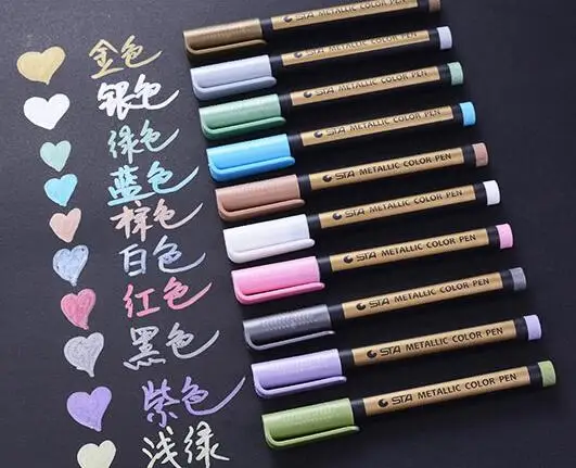 Ручка для закрашивания воска маркировки металлическая ручка золотого цвета