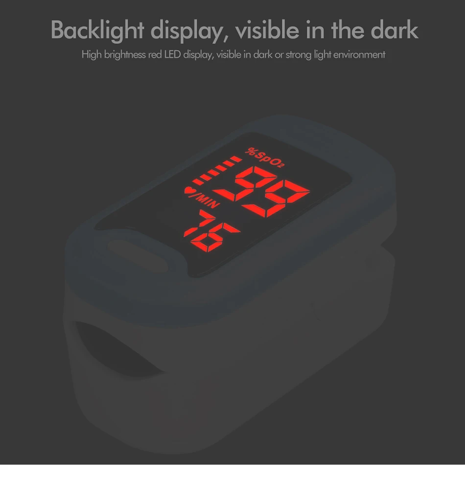 Светодиодный импульсный оксиметр медицинское оборудование переносной оксигемометр для пальца прибор измеритель насыщенности домашнего пульса монитор