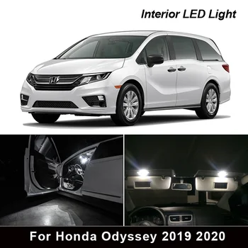 

14 x White LED Lights Interior Package Kit For Honda Odyssey 2019 2020 Map Dome Trunk Glove Box License plate light