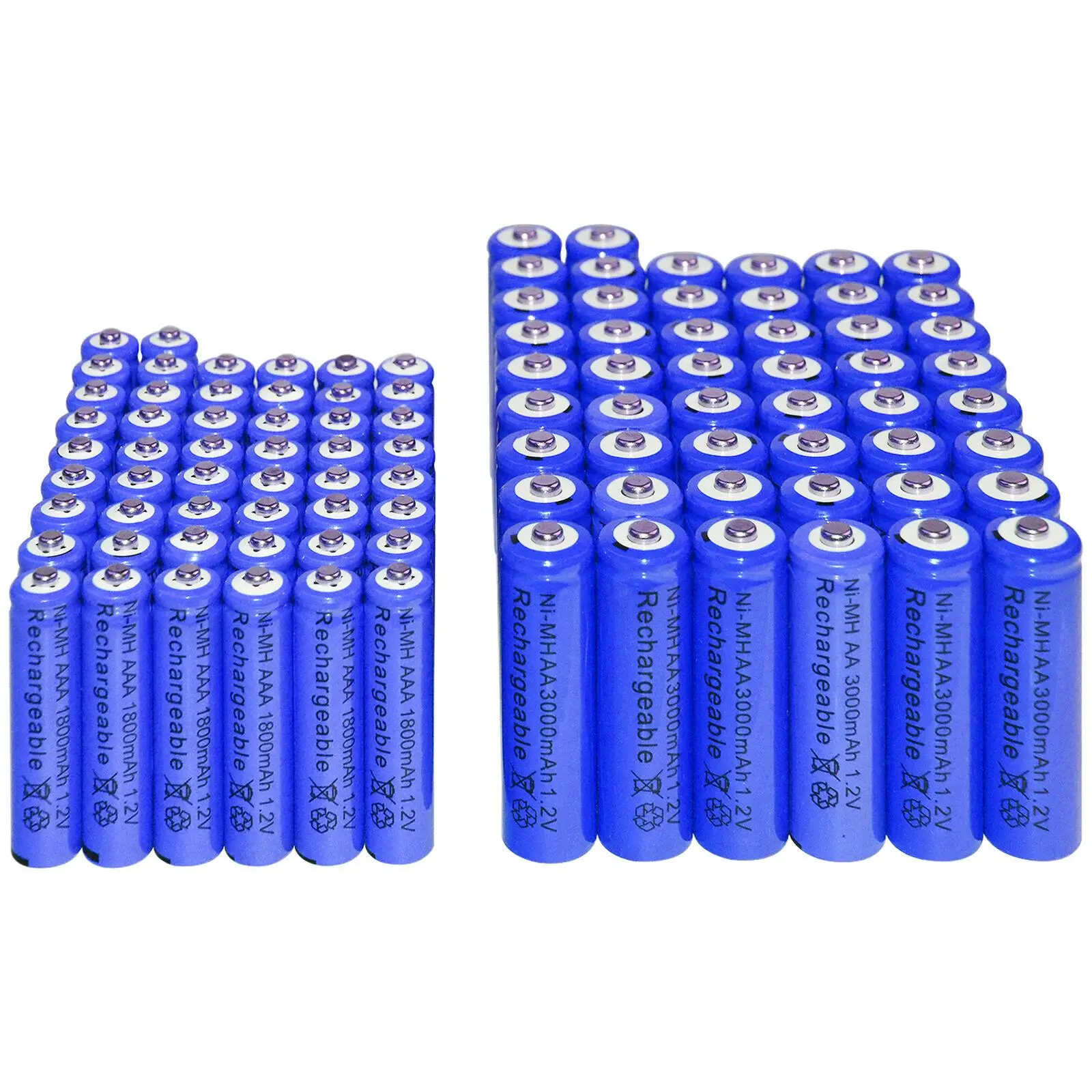1 шт. AA 2 V 3000mAh батарея Ni MH v 1800mAh AAA перезаряжаемые батареи сад Солнечный свет