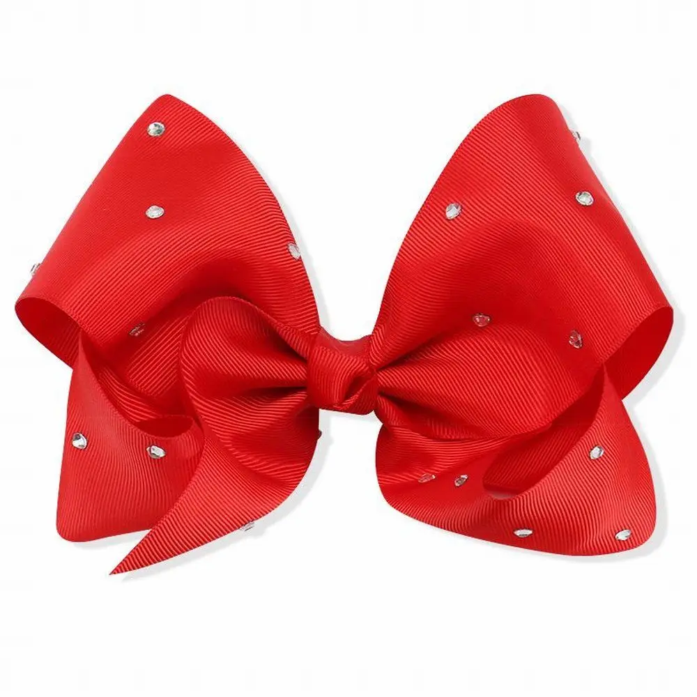 1Pcs 8" Fabric Bows Hair bow Hair Clips Bow Clips Fabric bow Hair Grips Girls Women Hair Accessories Headwear China folk-custom - Цвет: 23