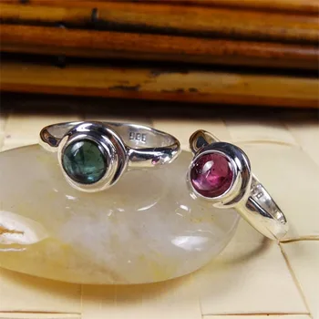 

YKD213 925 Sterling Silver Ring wine red zircon ring wedding engagement party gift