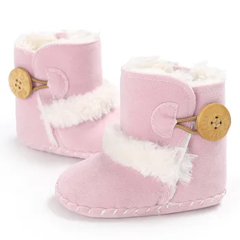 

MUQGEW Soft Sole Snow Boots baby boys girls shoes winter Cute Soft Crib Shoes Toddler Boots zapatos para bebes WY8