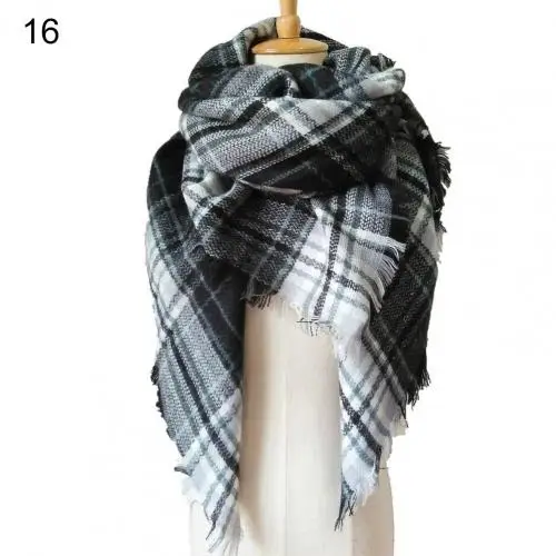 Multi-color  Stylish Multi-function Long Warm Shawl Comfortable Scarf Wrap Washable   for Gift mens infinity scarf Scarves