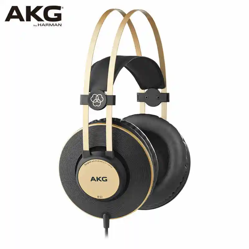 Оригинальная профессиональная гарнитура AKG K92 с головным креплением звуковая Hi-Fi