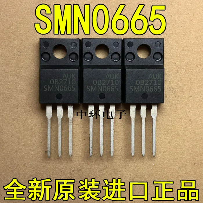 10 шт./лот SMN0665 650 V/6A 6N65 TO-220F |