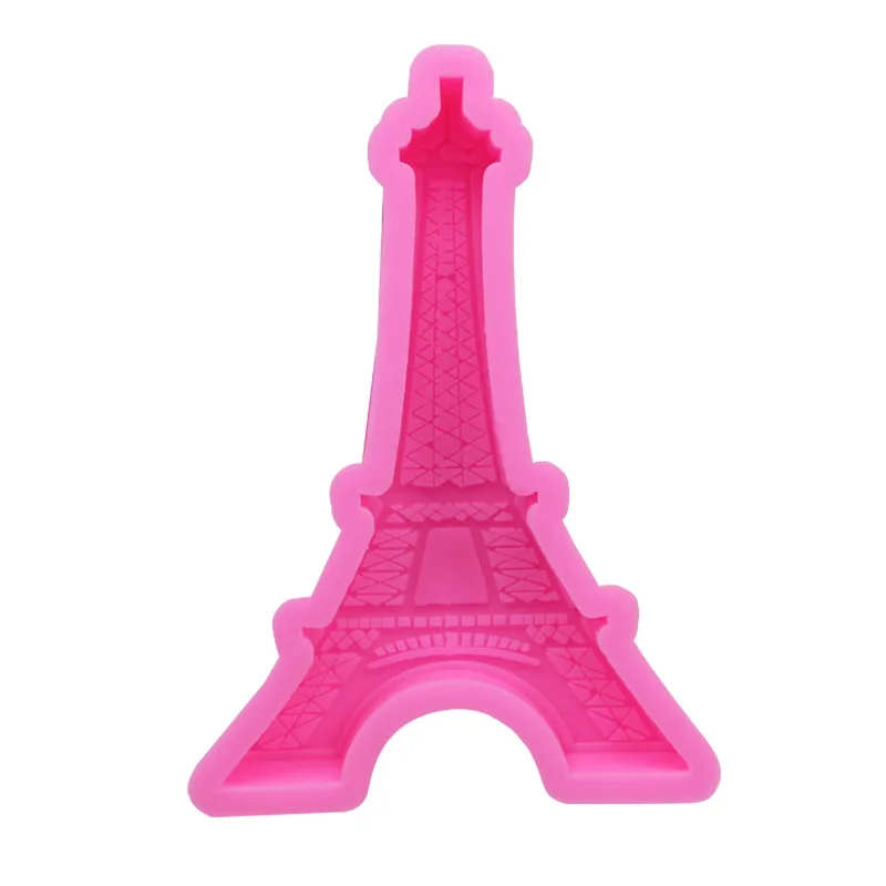 

Eiffel Tower Shape Silicone Molds Fondant Craft Cake Candy Chocolate Sugarcraft Ice Pastry Baking Tool Mould