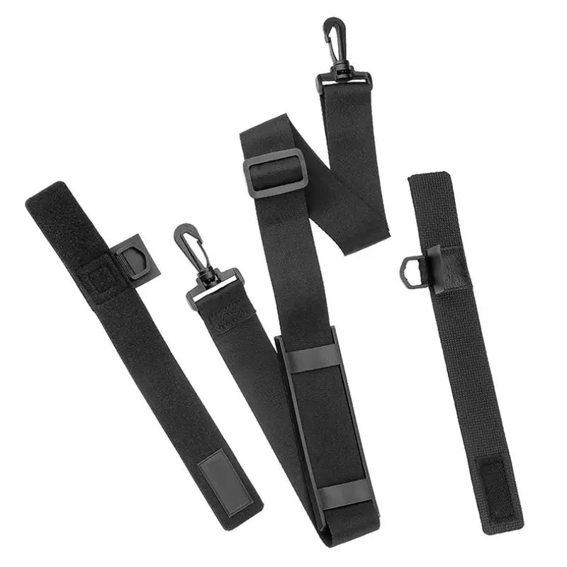Черный Durable Multi-function Fishing Rod Shoulder Strap Nylon Hoop&loop Adjustable Fishing Rod Gear Strap Fishing Rod Bag Supplies AHP - Цвет: Черный