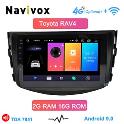 Navivox 9 дюймов 8 "Android 9,0 Автомобильная dvd-навигационная система плеер для Toyota RAV4 Rav 4 2007-2011 Автомобильный Радио Мультимедиа Стерео 4 ядра