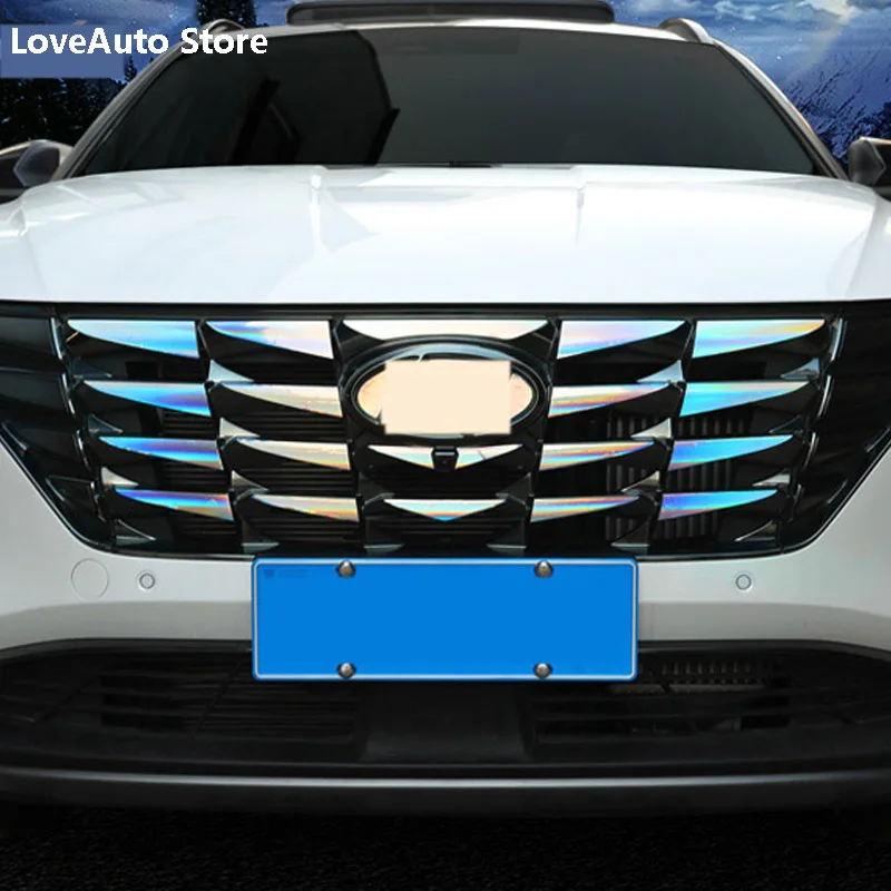 Für Hyundai Tucson NX4 2021 2022 Auto Bunte Nahen Net Dekoration Aufkleber  Abdeckung Außen Schutz Stylings Zubehör - AliExpress