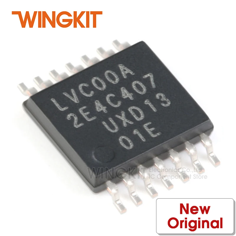 10 шт. 74LVC00APW 118 TSSOP14 74LVC00A 74LVC00 74LVC / LVC00A TSSOP-14 Quad Core 2-Вход NAND ВОРОТА | Электроника