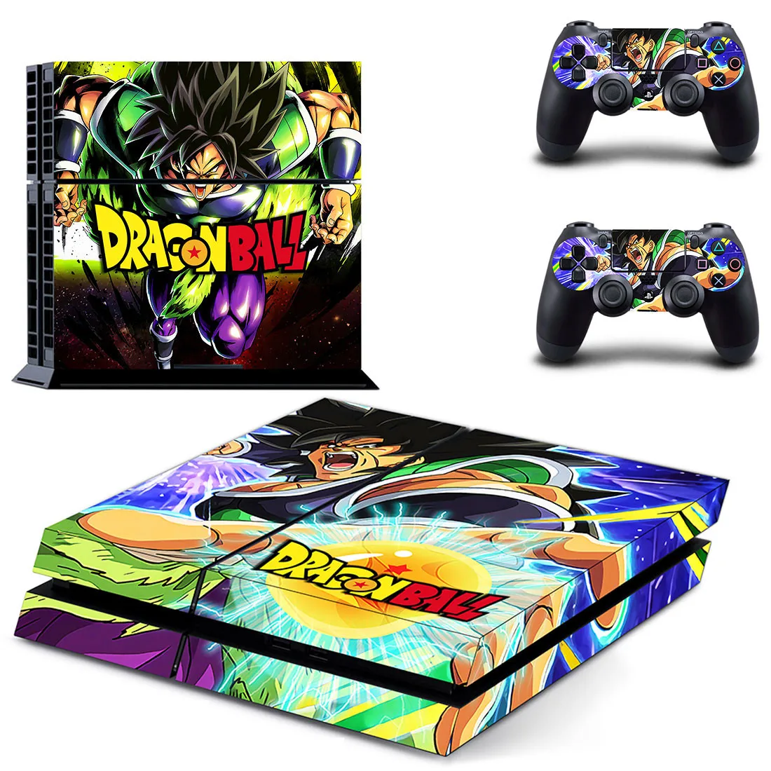 Аниме Dragon Ball Super PS4 наклейка s Play station 4 кожа наклейки для playstation 4 PS4 консоли и контроллера Скины Виниловые