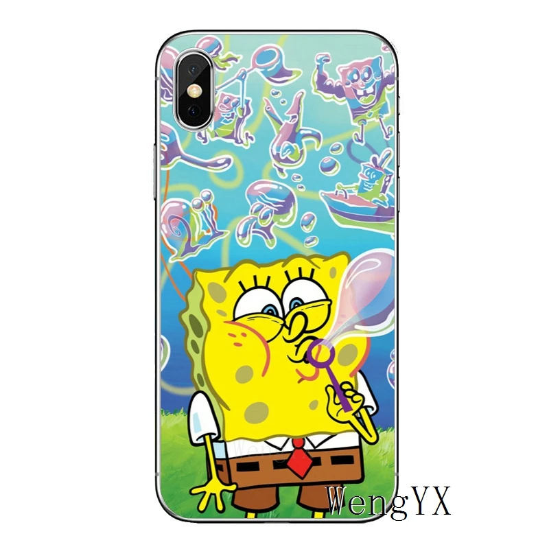 Симпатичные Губка Боб Патрик Стар для samsung Galaxy A10 A30 A40 A50 A60 A70 huawei P30 lite pro P Smart Y6 мягкий чехол - Цвет: SpongeBob-A-11