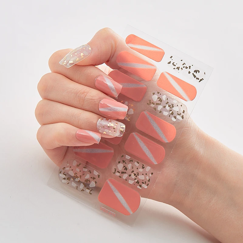 Three Sorts 0f Nail Stickers Decals Plain Stickers Nail Decoration Nails Sticker Designer Self Adhesive Nail Art Stickers