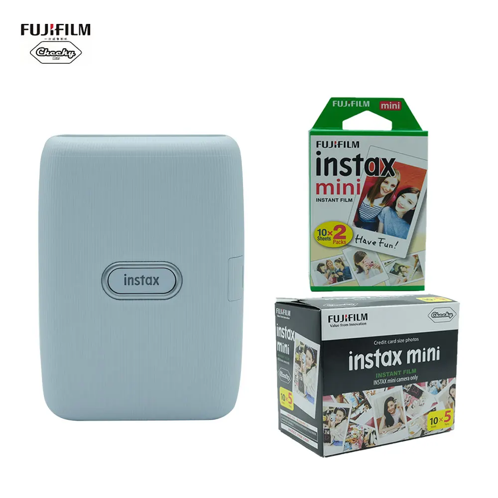 Fujifilm Instax Mini Link Bluetooth Phone Smartphone Photo Paper Film Printer + 20 50 Sheets 