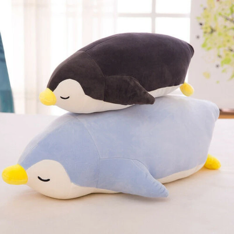 Penguins Plush Toy Soft Body Pillow 
