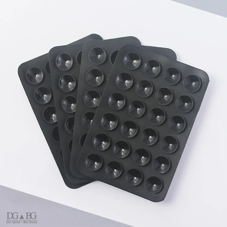DIY Silicone Rubber Sucker Pad Backed 3M Sticker High Quality Suction Cup For VR Mobile MP4 GPS Accessories
