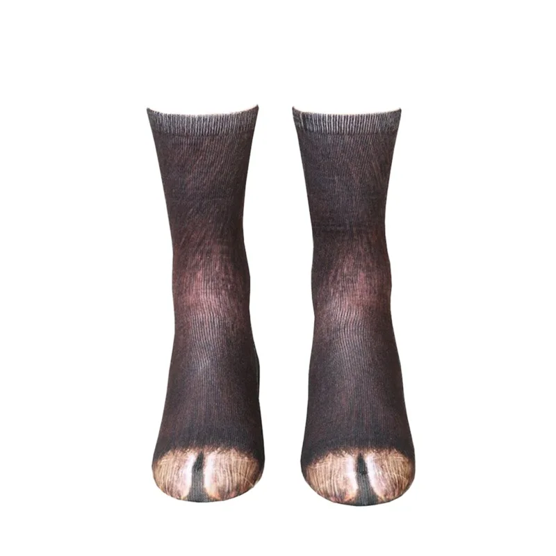 3dprinted животных ноги копыта Носки коготь Цифровой моделирование Носки унисекс Для женщин Взрослый животных реалистичные не деформируется Y8 - Цвет: 8