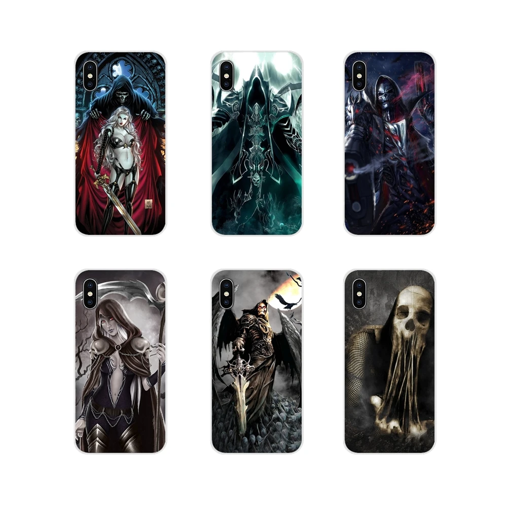 Для samsung A10 A30 A40 A50 A60 A70 Galaxy S2 Note 2 3 Grand Core Prime Grim Reaper Gothic Death аксессуары чехлы для