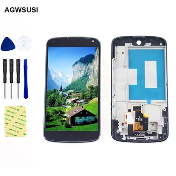 

For LG Optimus Google Nexus 4 E960 LCD Display Screen Panel Module Touch Screen Digitizer Sensor Glass For LG E960 LCD Assembly