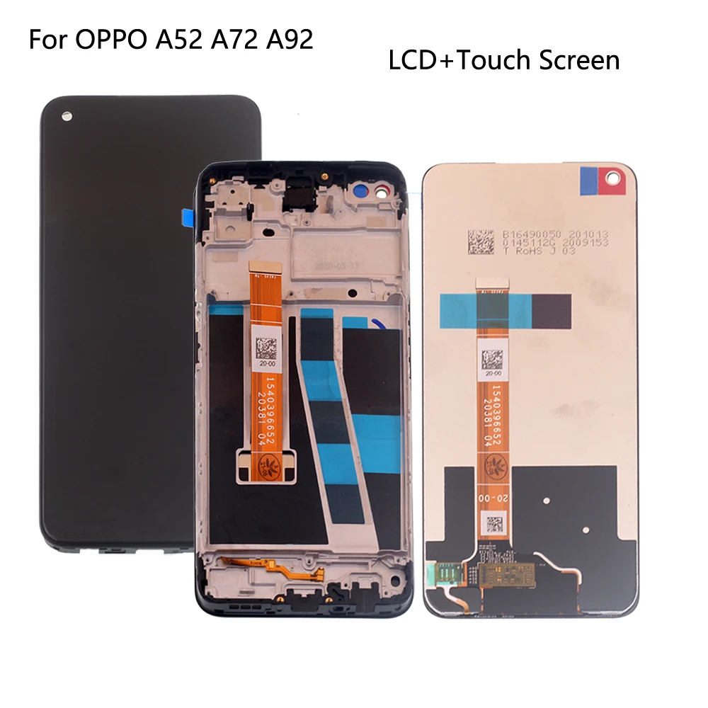 Оригинальный ЖК-дисплей для Oppo A72 A92 A52 2020 CPH2069 CPH2067 сенсорный ЖК-экран дигитайзер в