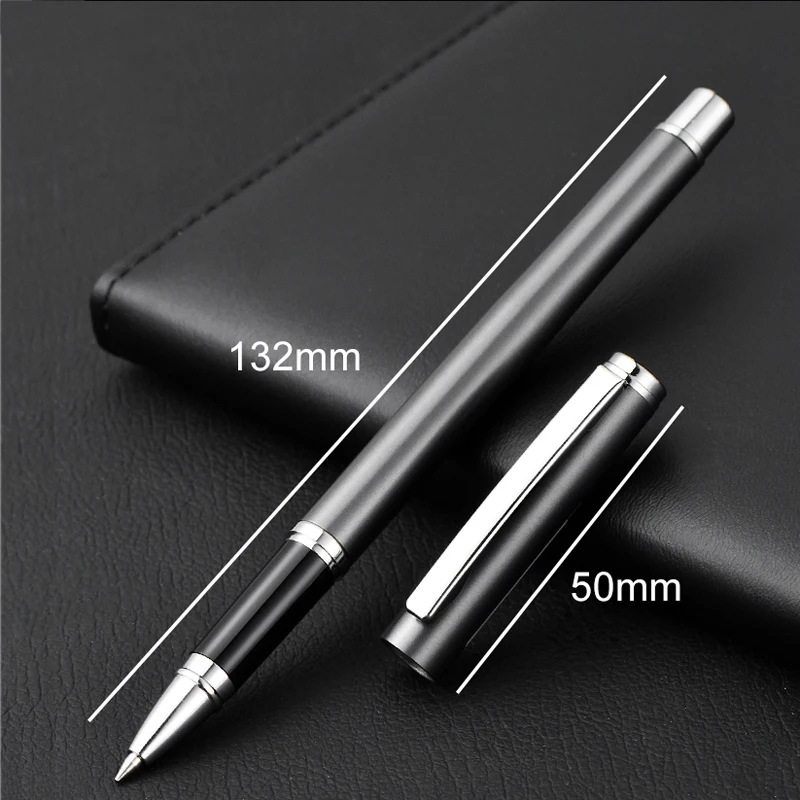 Deli Metal Sign Pen 0.5mm Gel Smooth Writing Pens Bullet Fine Tip Blac –  AOOKMIYA