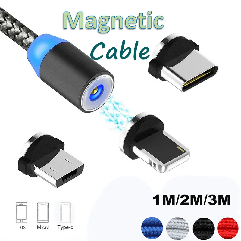 UGI 1 ~ 3 м Магнитный Micro USB зарядное устройство для iPhone 11pro max X 8 Скорость зарядный