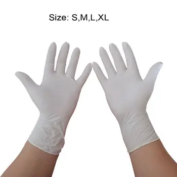 

100pcs Waterproof Disposable Washing Cleaning Nitrile Gloves Work Safety Gloves Q6PA