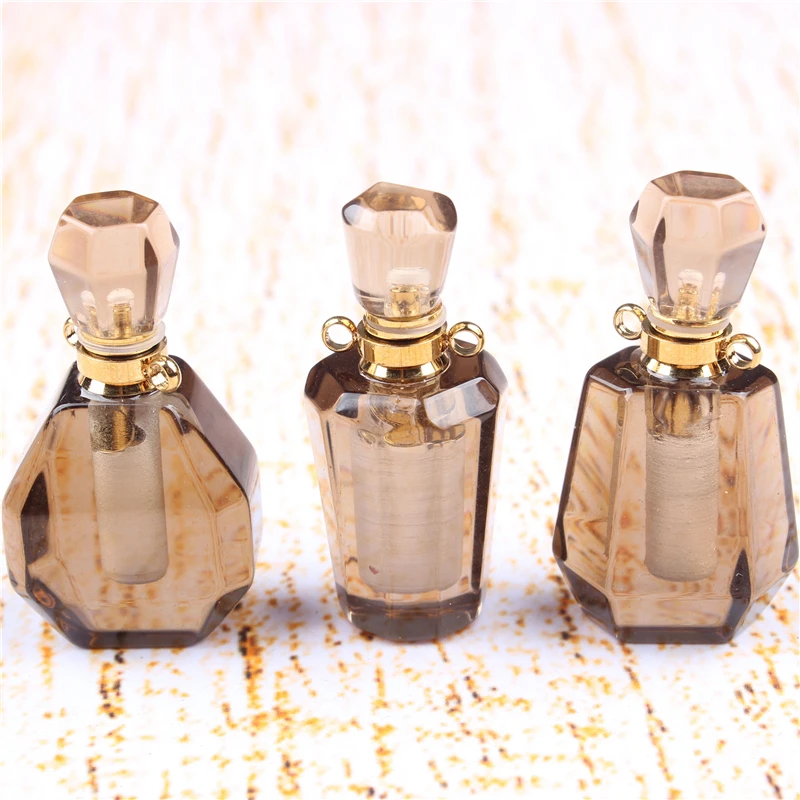 

Citrine Crystal Mini Perfume Bottle 3ML Portable Travel Cosmetic Container Perfume Bottle Cosmetic Container