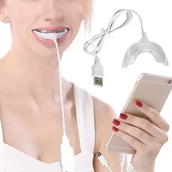 

Portable Smart LED Teeth Whitening Device 3 USB Ports For Dental Bleaching System Tooth Whitener