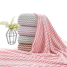 Катионное волновое толстое покрытие край банное полотенце домашнее мягкое Впитывающее быстросохнущее взрослое задний Чехол-Крышка для тонкого кораллового бархата