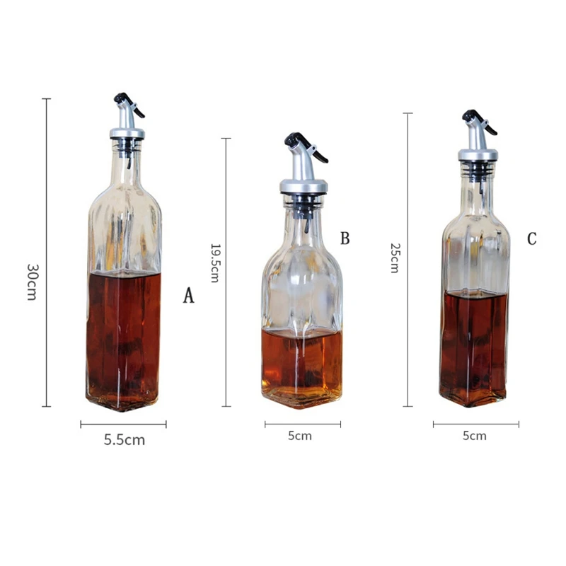 Кухонная приправа, бутылка с дозатором, бутылка для соуса, стеклянная бутылка для хранения масла и уксуса, кухонные инструменты, аксессуары для приготовления пищи