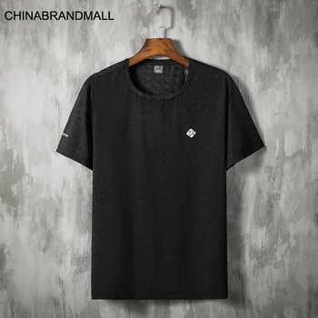

2020 Men Plus Fat Plus Size Short Sleeve Male Fat Man Round Neck Short Sleeve T Shirt