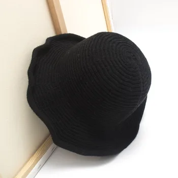 

Autumn And Winter Knitted Hat yang rong mao Children British-Style Foldable Travel Korean-style Elegant Light Body Versatile Jap