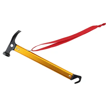 

Stake Portable Aluminum Alloy Remover Pegs Tent Nail Tool Climbing Ultra Light Multi-function Outdoor Camping Strap Accessories