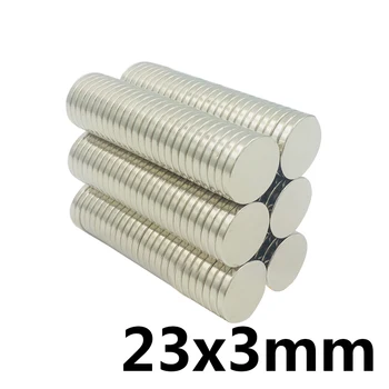 

10/20/50pcs 23x3mm Thin Neodymium Strong Magnet Permanent Small Round Magnet 23*3mm Powerful Magnetic Magnets Disc