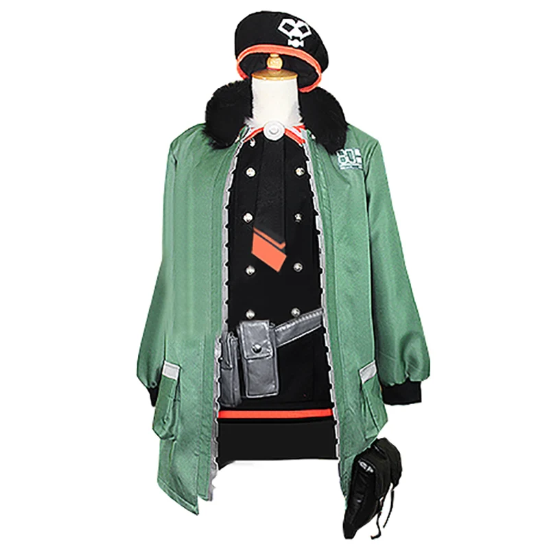 

Game Girls Frontline 80 Cosplay Costume Uniform Dress coat Halloween costume for Women/men custom made