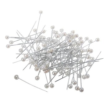 

100pcs pearl pins white/ivory for wedding flowers/buttonholes/corsages
