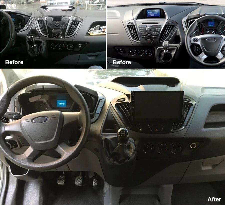 Головное устройство на Android 10 0 с Gps для Ford Transit Custom Tourneo Автомобильная панель и