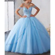 Бальные платья бальное платье роскошное бисер Кристалл Вечерние платья для девочек vestidos robe de bal сладкий 15 16 платья