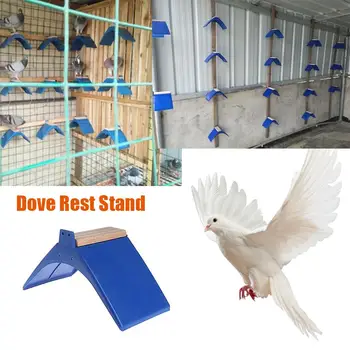 

10pcs/set Pigeon V Shaped Rest Stand Plastic Rest Frame Racing Pigeon Rack Bird Roost Frame Dwelling Kit Supplies
