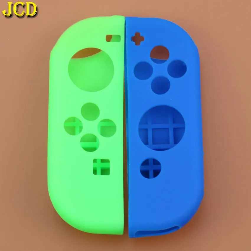 JCD силиконовой резины отделением для кредитных карт чехол для Nintendo Switch контроллер Joy-Con Nintendo Switch NX NS JoyCon Grip - Цвет: GB