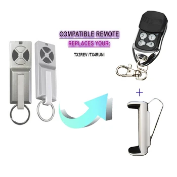 

For TX2REV / TX4RUNI compatible remote control 433.92MHZ, rolling code